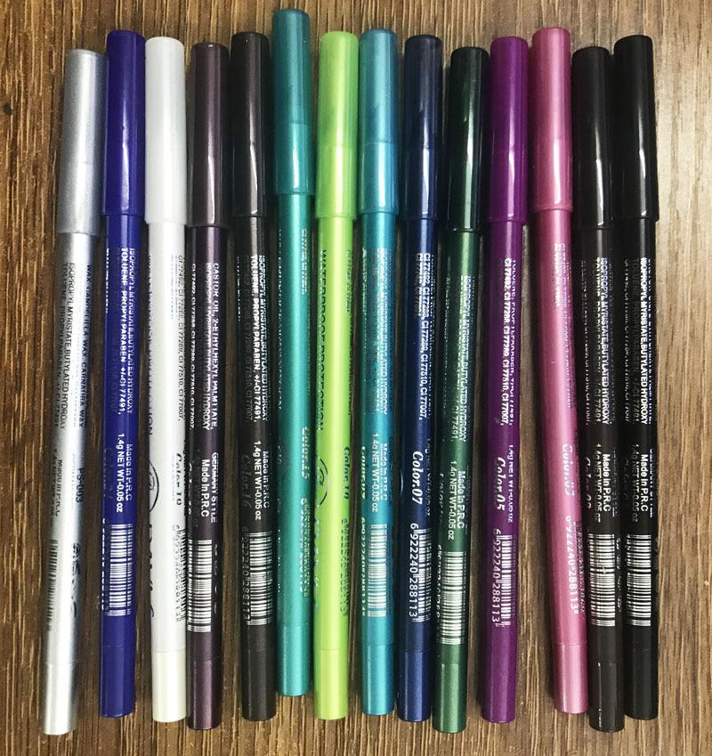 Product Introduction of 14 color color eyeliner gel pen Pearl eye shadow pen waterproof and non smudging 8