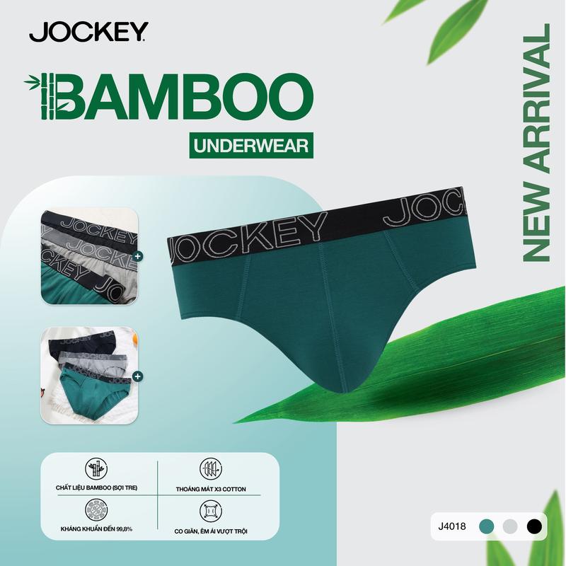[Hàng mới] Quần lót Nam Brief Jockey chất liệu Bamboo - J4017