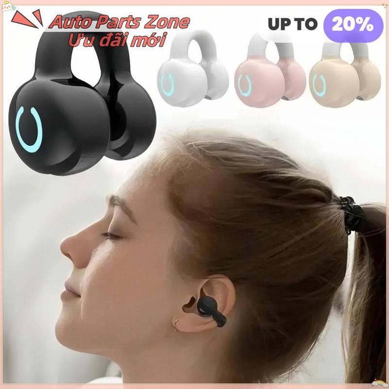 Auto Parts Zone Chống bụi Cuộc gọi siêu dài Tai nghe Bluetooth 5.3 thông thường Một tai Âm thanh nổi HiFi Tai nghe kẹp tai Dẫn truyền xương Tuổi thọ pin dài Tai nghe giảm tiếng ồn cho kinh doanh thể thao