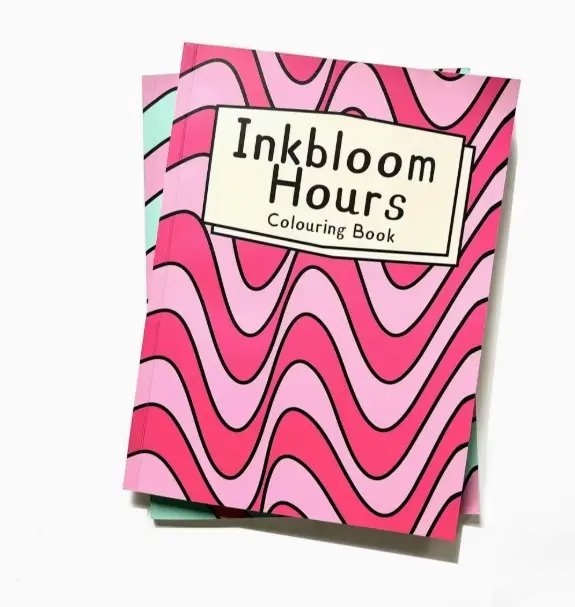 Paper Time Coloring Book for Adults to relieve stress, ease anxiety and help sleep in 2025, a new InS-style non-transparent coloring book