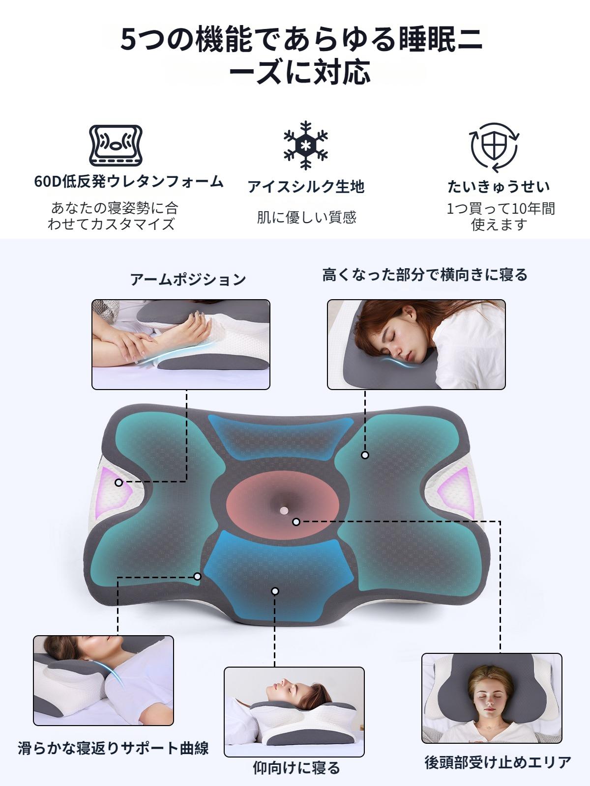 derila メモリーフォーム 枕 蝶形 derila メモリーフォーム 枕 蝶形