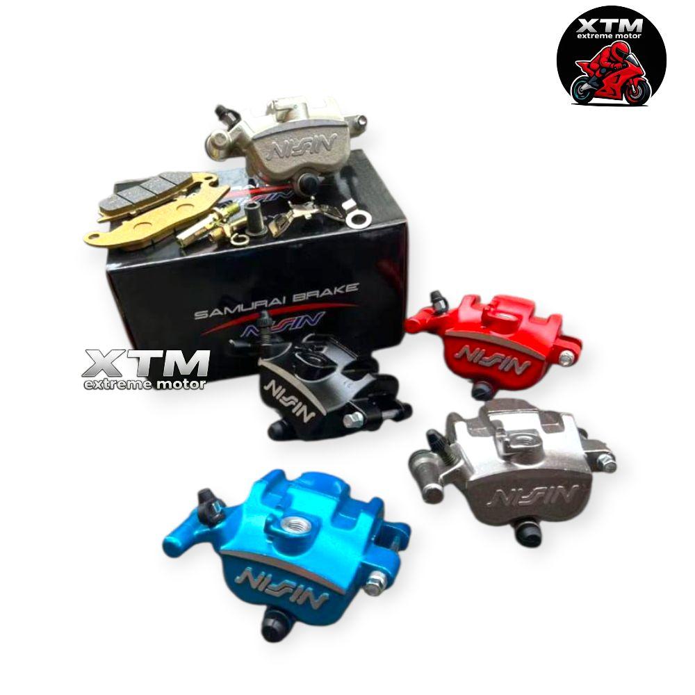 Kaliper Nisin Samurai 2 Piston Kiri Dan Kanan + Breket