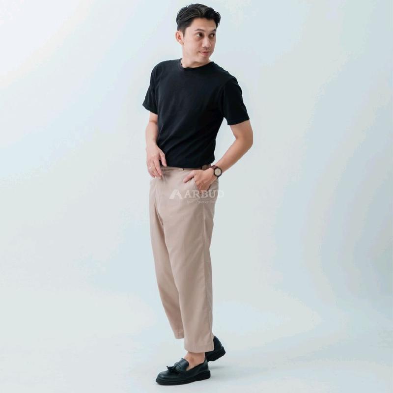 ARBUD Sirwal Kantor Celana Pria Formal Panjang Casual  Harian  Karet 5
