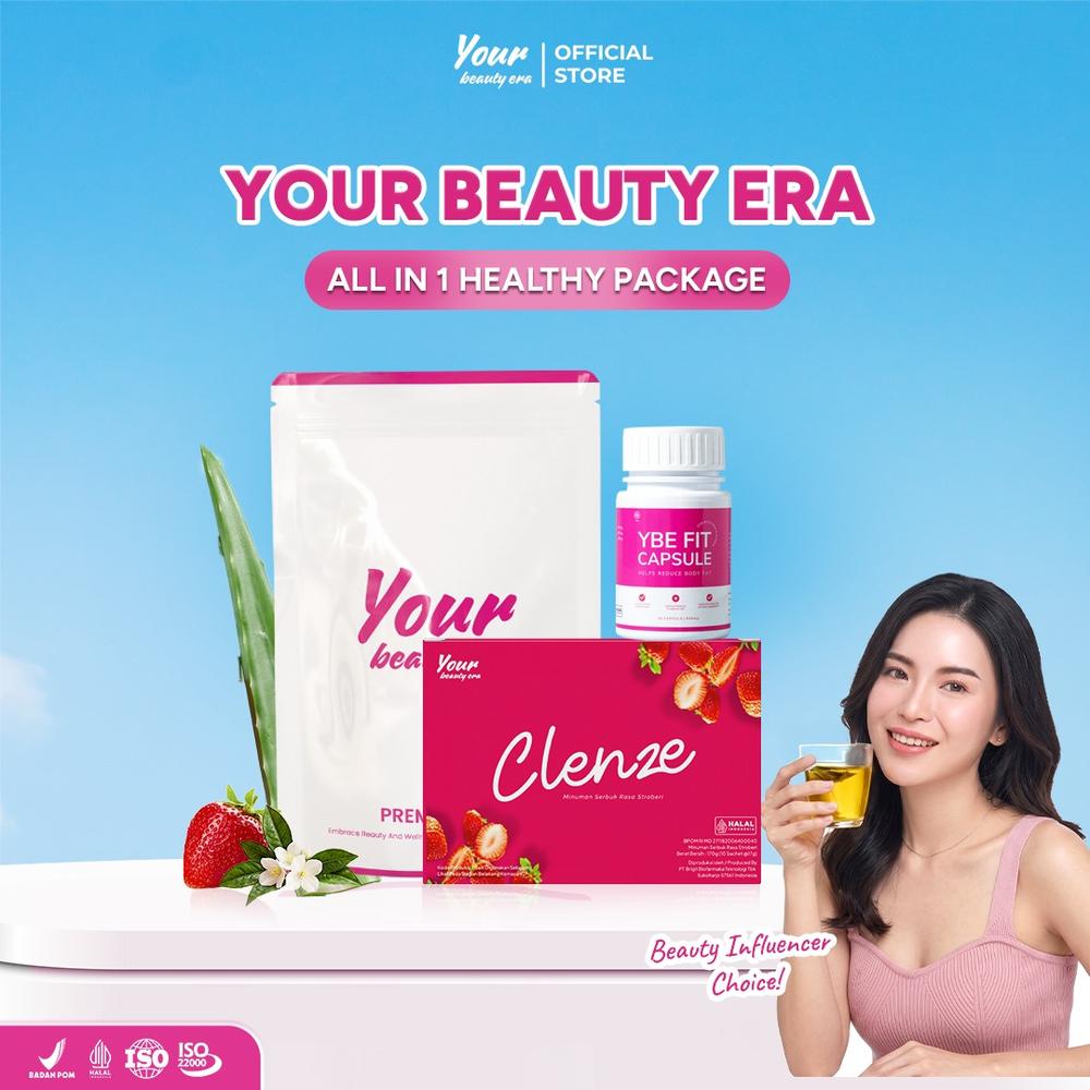 [PAKET LENGKAP] Your Beauty Era - All in 1 Healthy Package | Aloe Vera Psyllium Husk Teh Hijau premium