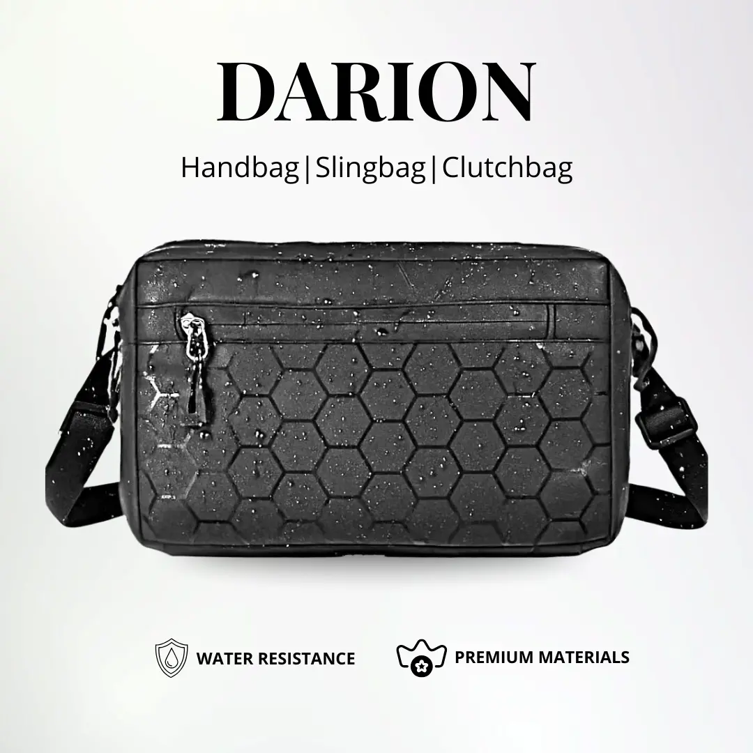 PUSHOP Handbag Pria DARION - Pouchbag | Slingbag | Hand bag Cowok Exclusive Edition Waterproof Tahan Air Waistbag