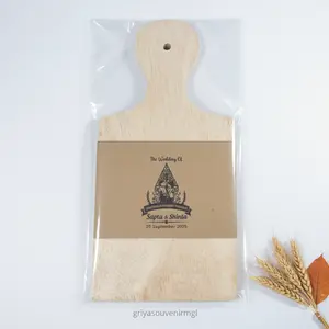 SOUVENIR TELENAN BESAR KEMAS PLASTIK & PAPERBELT ISI 50 PCS