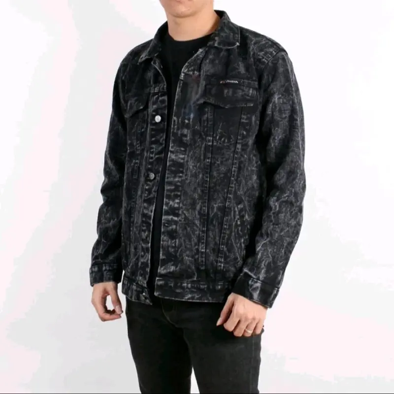 Jaket Jeans Denim Unisex Pria Wanita | Jaket Jeans Trendy Terbaru Nyaman & Casual Size M-XXXL 4