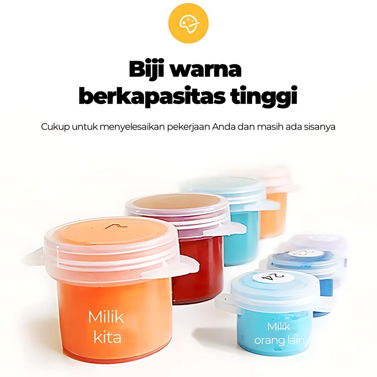 Halo Paint by Numbers Kit Lukisan Akrilik Cat Kanvas Kayu Paint by Numbers Painting 20x20cm - Stationery