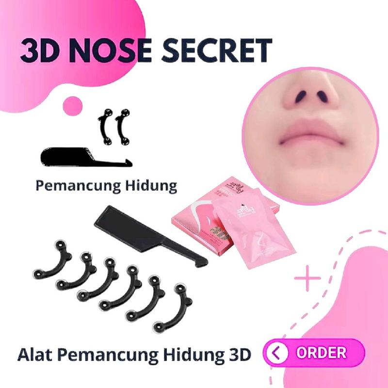Pemancung Hidung Instan Tanpa Operasi Wajah & Nyaman digunakan Tidak Mengganggu Siklus Pernapasan kemasan Box Isi 3 Pcs 9