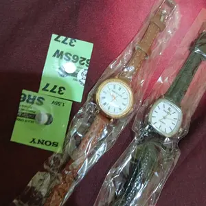 Jam Tangan Wanita Pria Couple Polos Casual Dial Segi Fashion Analog Quartz Simple Strap Kulit Pu Leather RM001