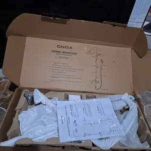 ONDA Rain Shower Set Kamar Mandi 3 in 1 RS RENEW Anti Karat Komplit Dengan Kran Panas Dingin Cocok Mandi Anti Bocor Full Set Sower shower tiang set panas dingin