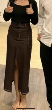 Product Review of Hana Fashion - Sienna Maxi Skirt/ Rok Panjang Wanita - SK250 Rok Denim from 𝓝**b 1