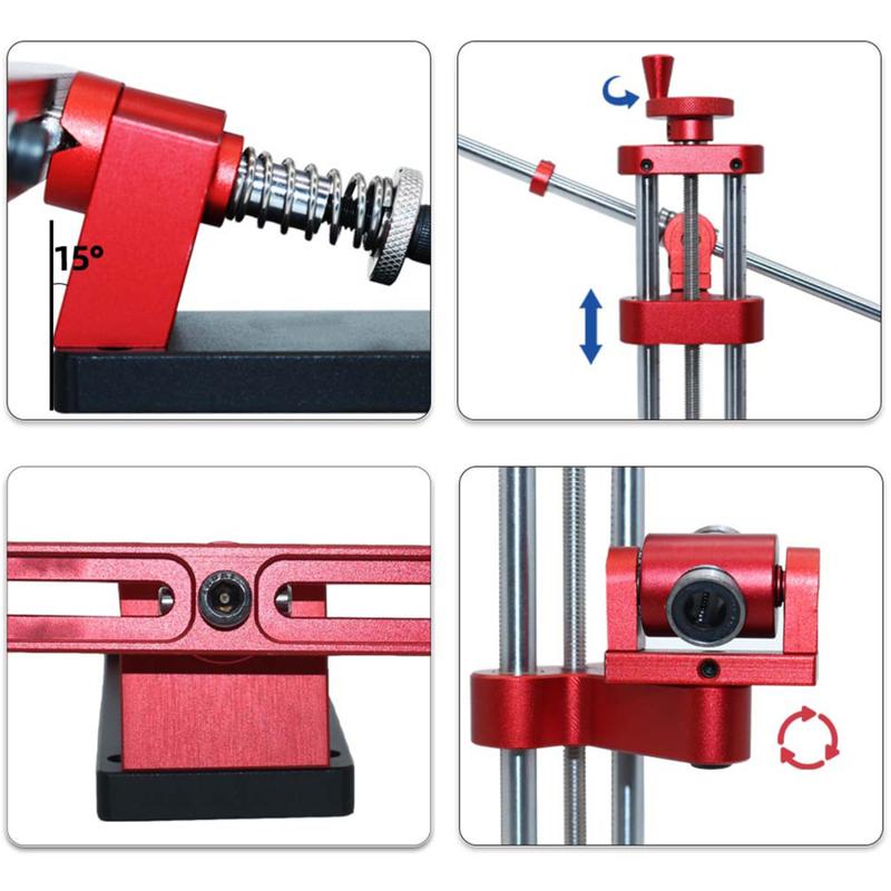 Product Introduction of 1set  Sharpening Frame Professional Fixed Angle Sharpener Whetstone High Precision Grinder Sharpening Tools W/Rail 29