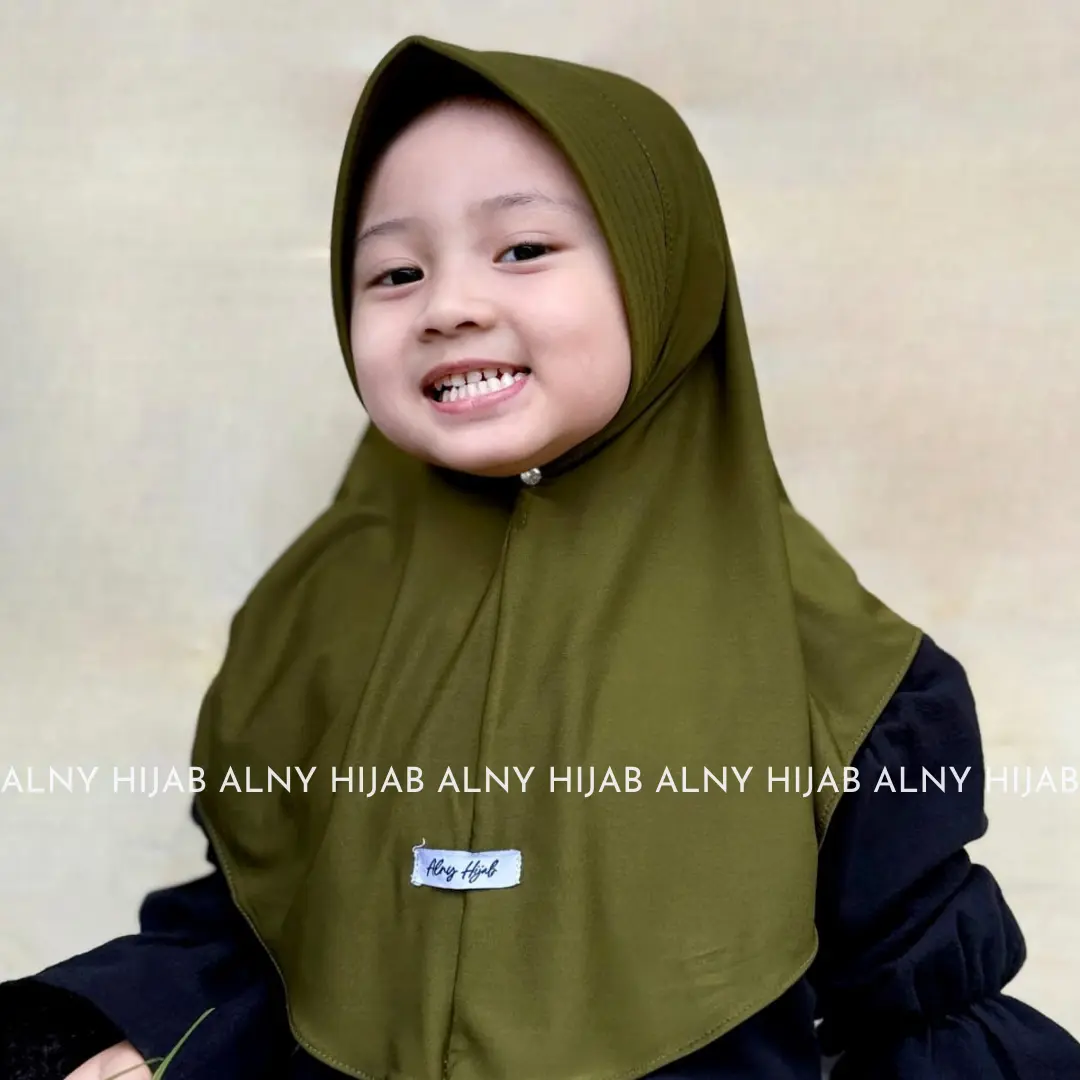 Jilbab Instan Anak Jersey Premium Hijab Anak Bergo Hamidah Kerudung Anak Sakinah