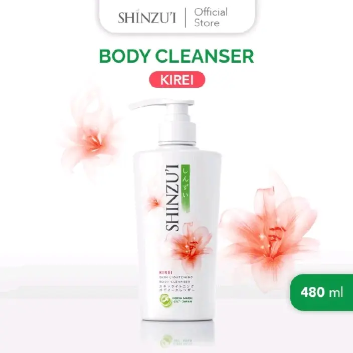 shinzui body cleanser kirei sabun mandi pump 480ml