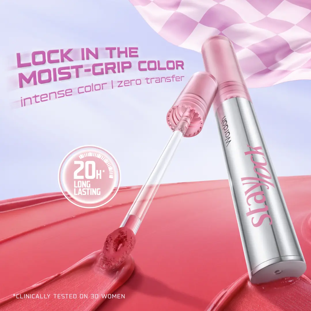 NEW! Ombre Wardah Staylock Lip Matte - Ombre Staylock x Glasting Liquid Lip - Long lasting Lip Cream, Real Life Approved! - Lip Matte Ringan Nyaman Smooth Foodproof Waterproof Lipstick Lipcream Intense Transferproof Tahan Lama Hingga 20 jam* - Makeup