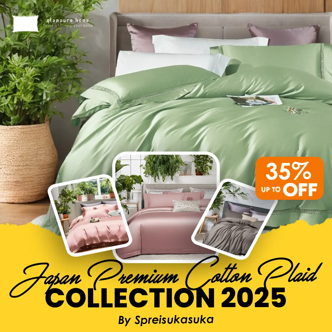 (Belum Termasuk Bedcover) Sprei Set Katun Jepang Premium (Japan Cotton) Bahan Full Katun dan Lembut ukuran (120x200, 160x200, 180x200, 200x200) Sudah Termasuk Sarung Bantal Sarung Guling dan 4 Karet disetiap Sudutnya [KOLEKSI JEPANG POLOS]