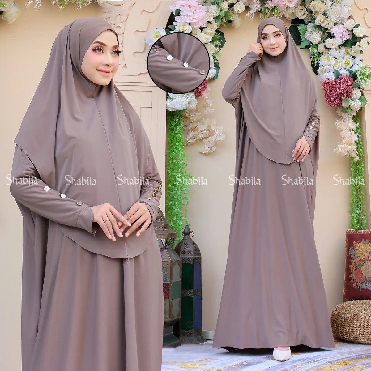Nazwa syari gamis syari  bahan jersey premium bahan nyaman di pakai