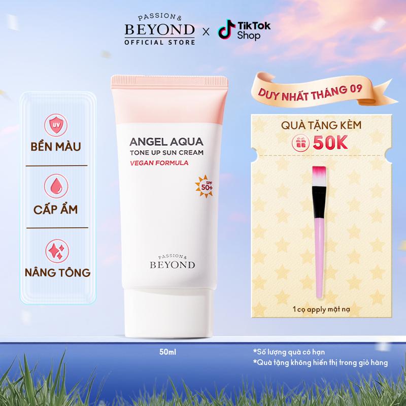 Kem chống nắng cấp ẩm nâng tone Beyond Angel Aqua Tone-up Suncream 50ml