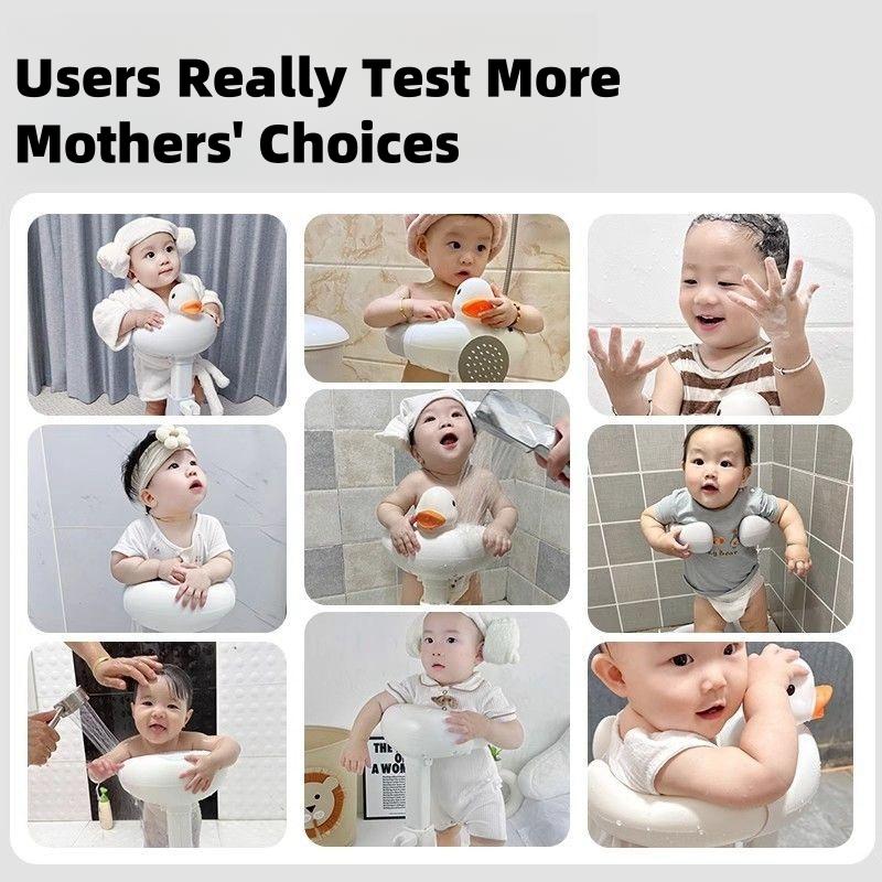 Product Introduction of Baby Standing bath Shower 4 in 1 Baby Bath Stand with Anti-Slip Base for Ages 3 to 6-Safety Bathtime Helper for Toddler 4