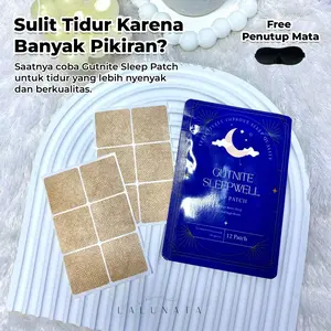 Lalunata - Gunite Sleep Patch Bantu Susah Tidur Herbal Alami Insomnia Melatonin