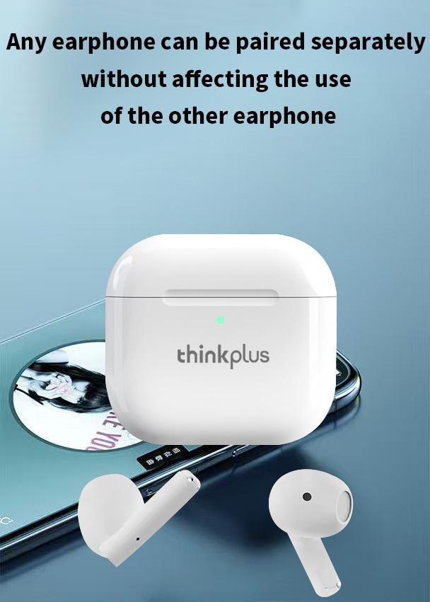 Lenovo thinkplus AI 2026 New Air Pro True Wireless Bluetooth Earphone Headphone Suara HiFi Latensi Rendah Pengurangan Kebisingan Earbud untuk iPhone Android