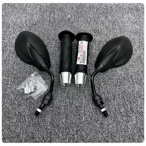Paket hemat Spion kaca xi 125z yamaha + grip sarung gas yamaha set jalu chrome paket pnp honda yamaha universal paket spion motor model xi dan handgrip set jalu