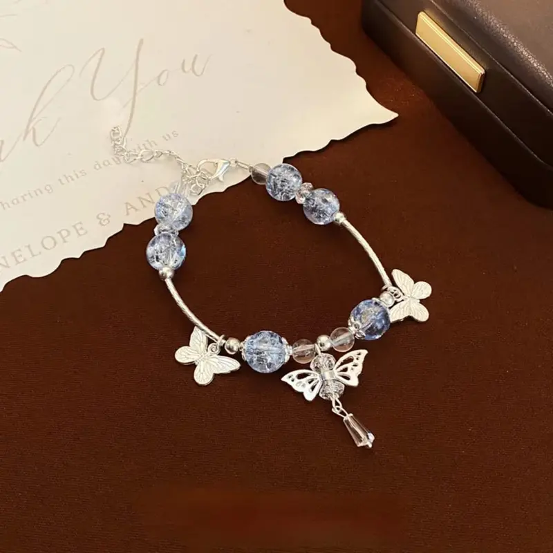 Gelang Manik Manik Retro Aesthetic Gelang Manik Manik Dengan Liontin Cantik 3