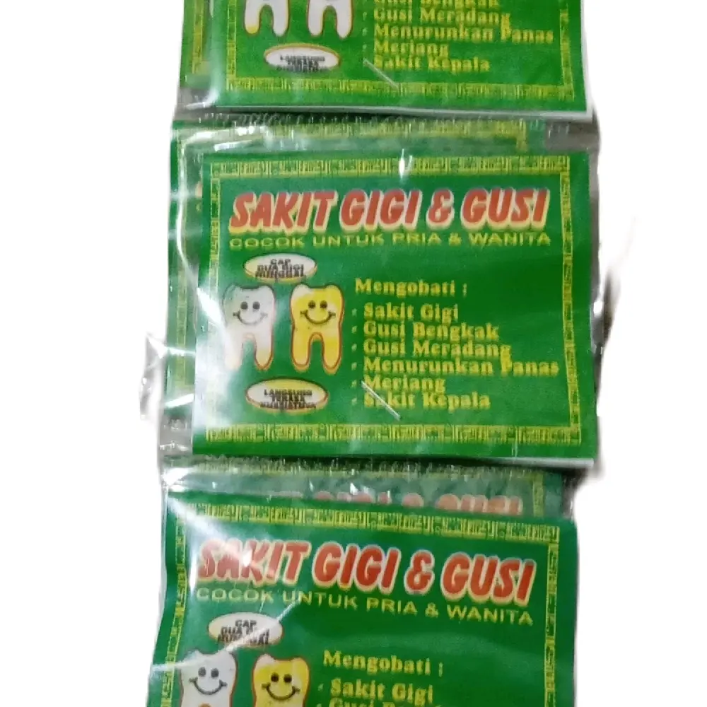 OSAGI OBAT SAKIT GIGI GUSI BENGKAK ISI 5 SASET asli original