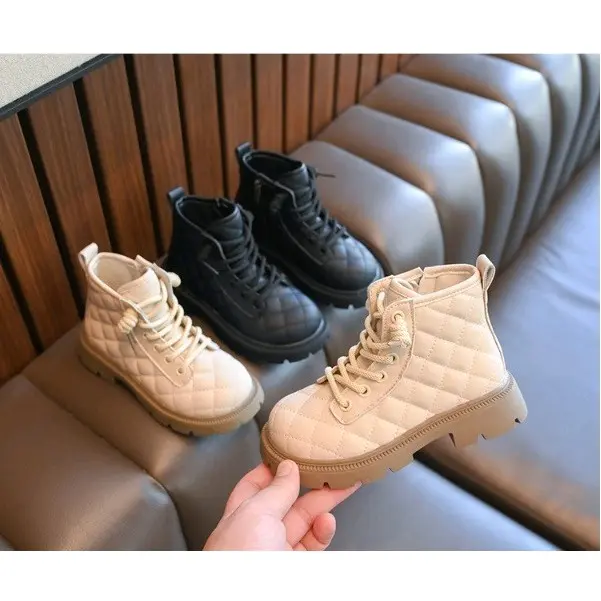 SEPATU BOOTS ANAK MODEL TALI RESLETING SIZE 26-36 JN 6929 KIDS 0