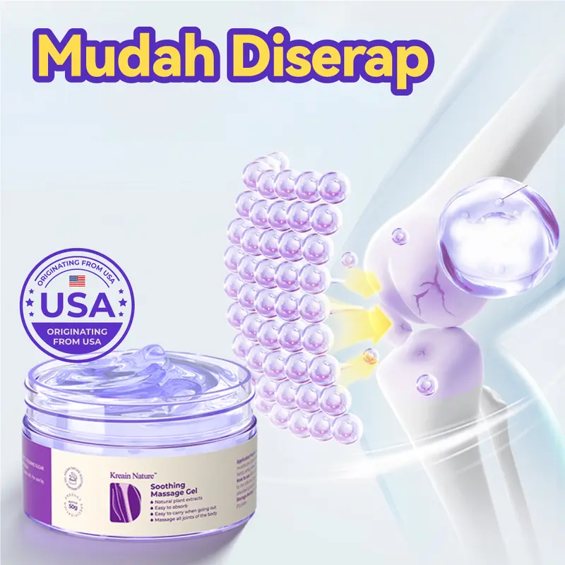 Kreain Nature Krim Kolagen untuk Bahu, dengan bahan lembut, perawatan harian yang nyaman 5