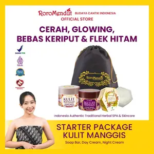 Roro Mendut Paket Cream Roro Mendut Starter Kulit Manggis Original BPOM Dengan 6 Bahan Aktif Mencerahkan & Mengencangkan Kulit