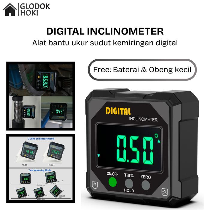 Promo GH - Digital Inclinometer Alat Bantu Mengukur Tingkat Sudut ...