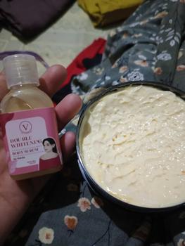Product Review of HANDBODY MULKINA PEMUTIH (GRATIS BODY SERUM VANILA) from R**a 0