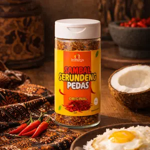 Sambal Serundeng Pedas Original Sambel Kelapa Tabur Instan Kriuk Meningkatkan Selera Makan 60gr Ladakelapa [BEST SELLER]