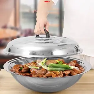 HomeMaster Tutup/Lid Wajan/Panci/Kuali/Wok Stainless TPSE