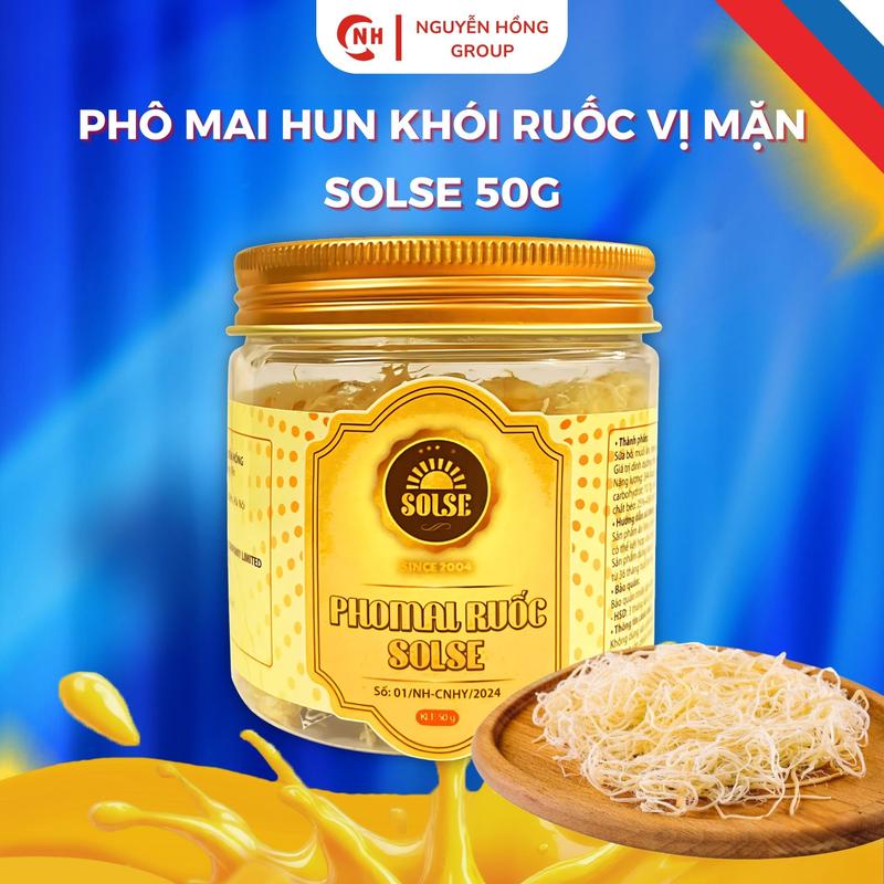  Phô mai hun khói ruốc Solse 50g phomai xé sợi phô mai cheese 