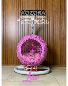 Ayunan Gantung Anabul Ayunan Kucing Anjing Rotan Sintetis Premium Lucu