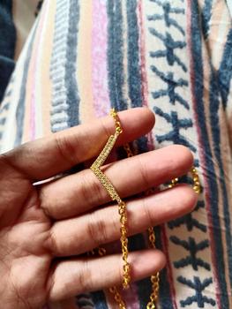 Product Review of Kalung V Fuji Nuri Free Cincin Fuji Full Permata Gold Lapis Emas 24K from m**a 1