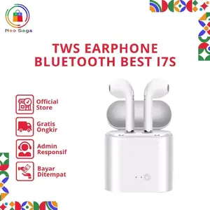 Earphone i7s TWS Wireless Handsfree Headset Bluetooth