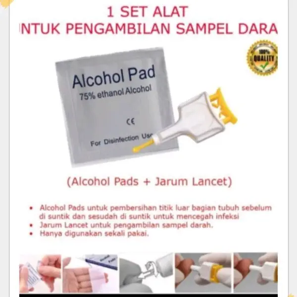 Home Test kesehatan AKL RI 30305917662 H1V 1\2 healgen Set pack2 tespek warna 24 bulan mix ungu saja pink saja tes ovulasi alat 4