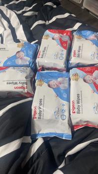 Product Review of Pigeon Baby Wipes 30 / 80 Sheets 100% Pure Water from B**_ 0