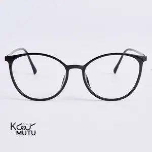 (BELI 1 GRATIS 1) KUCUMUTU. Frame Kacamata LANA Plastik Cateye Lentur Ringan antiradiasi photocromic Blueray bluecromic Mata Normal Minus CYL plus dengan Lensa Hijau & Biru anti radiasi Gadget