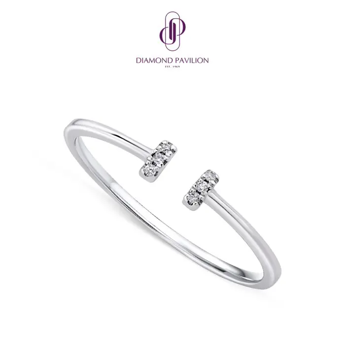 Diamond Pavilion Cincin Emas Batu Berlian Abila Ring