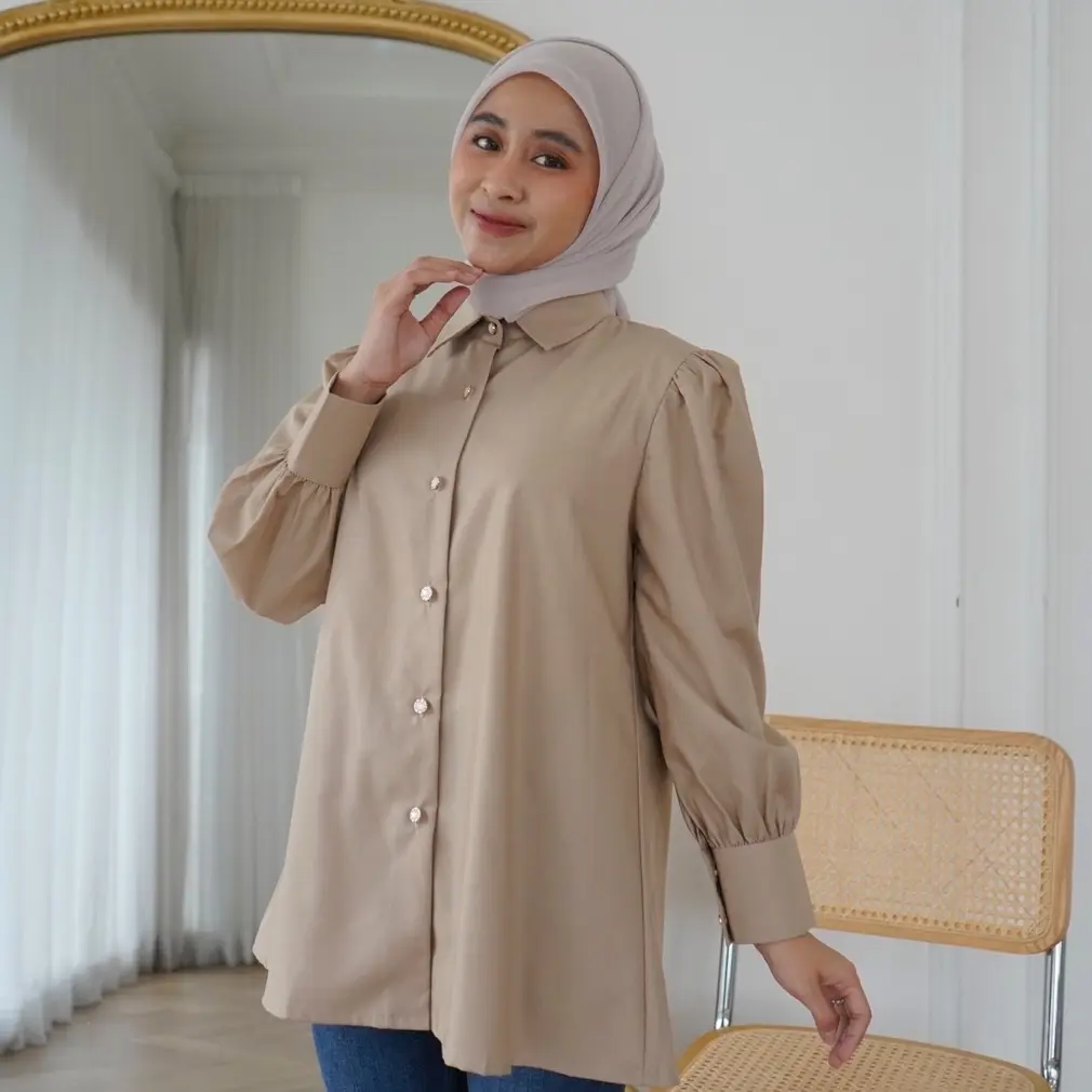 BY LFAZ Daisy Shirt | Kemeja, Kondangan, Kerja Baju Formal Katun Casual
