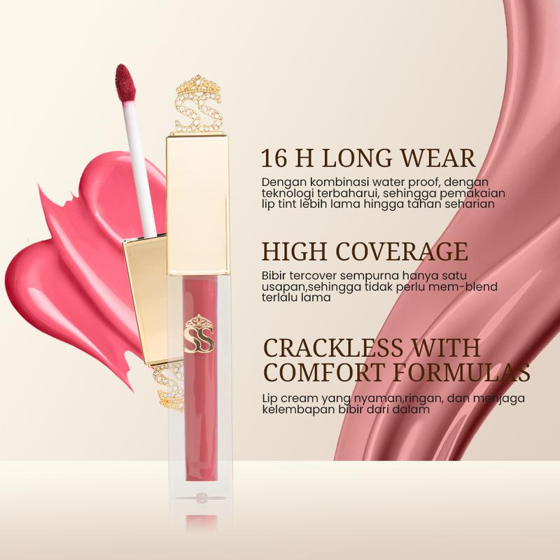 [SS YOUR MAKE UP] - SET LIP KIT Lip Liner, Lip Cream, dan Lip Gloss | Glossy dan Plumpy dengan Warna yang Elegan dan tahan lama 1