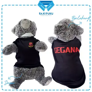 Rakifuku Baju Kucing Lucu & Nyaman Seragam Gegana Bahan Adem Ukuran XS-4XL Cocok untuk Kucing dan Anjing Desain Unik dan Menarik