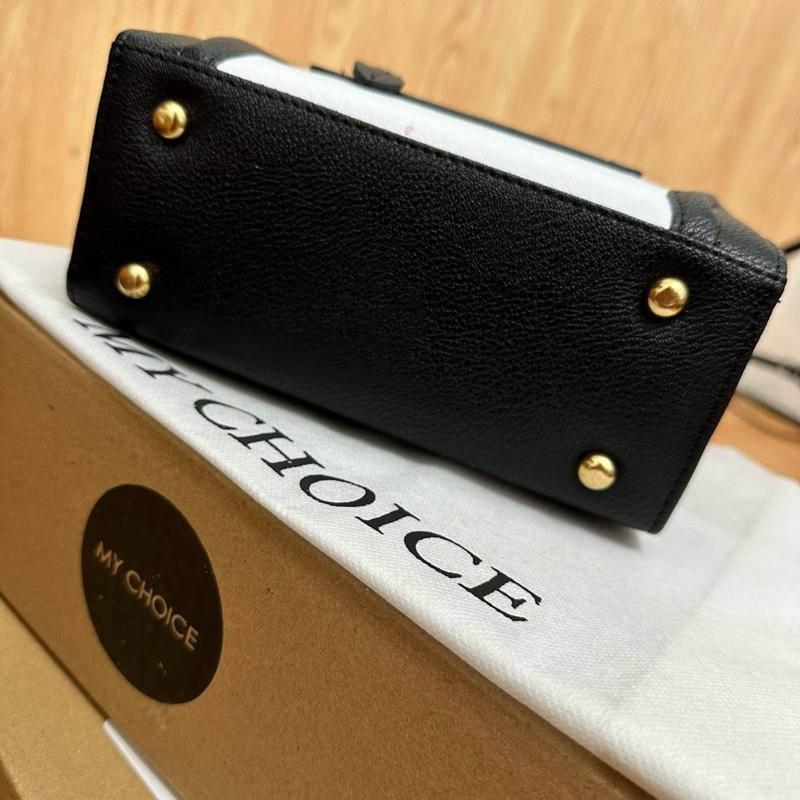 MY CHOICE FACE 19x19x8 CM / Tas Selempang Wanita Terbaru 2025/ Tas Jinjing / Tas Bahu Kulit Hitam 8