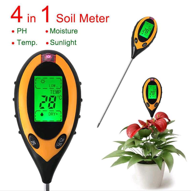 Pengukur Temperature dan Kelembapan Tanah Soil PH - TPH01803 Baterai 2