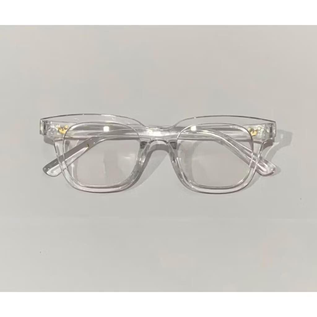 Kacamata Wanita Pria Frame Bening Transparan Anti UV Sunglasses Eyewear Kacamata Wanita Pria Frame Bening Transparan Anti UV Sunglasses Eyewear